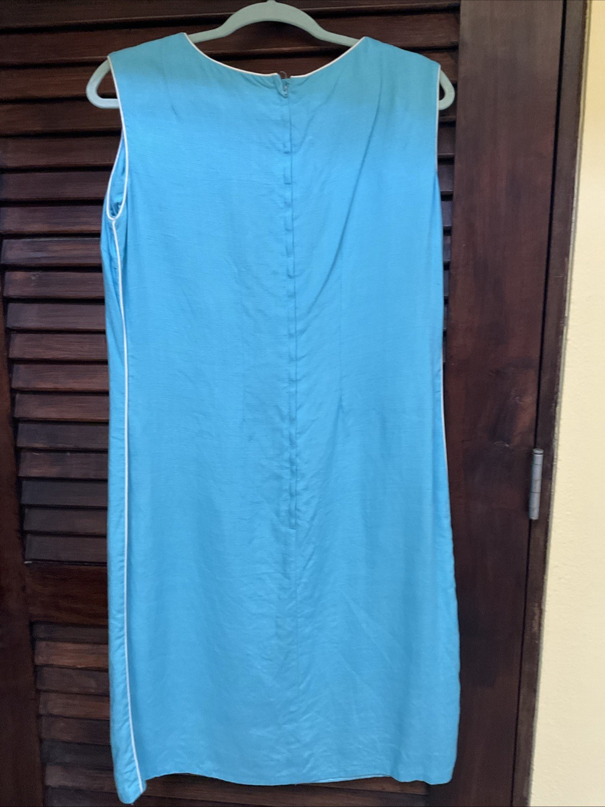 Aqua Blue Vintage House Of Lords Original New York Dress
