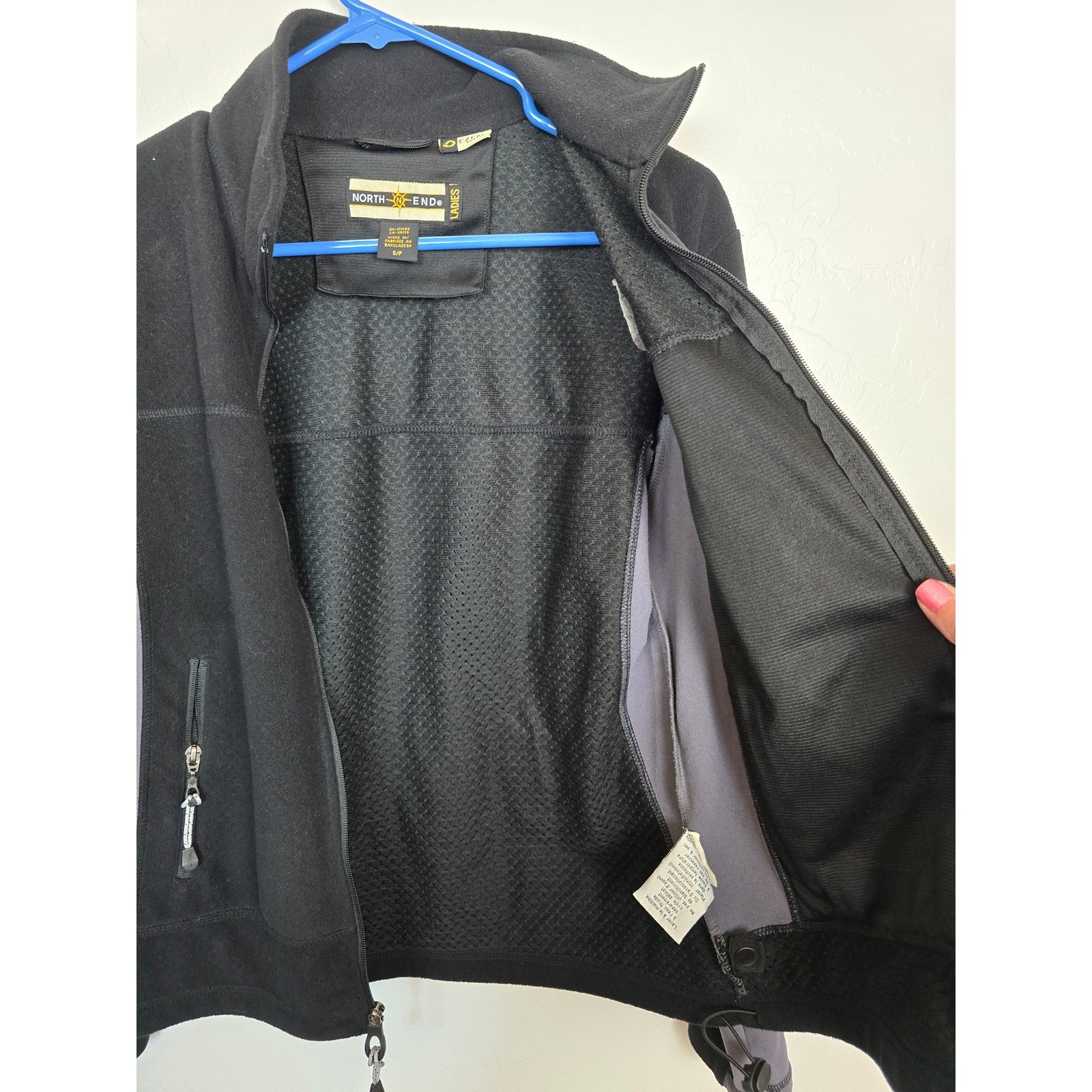 North End Fleece Jacket size small black