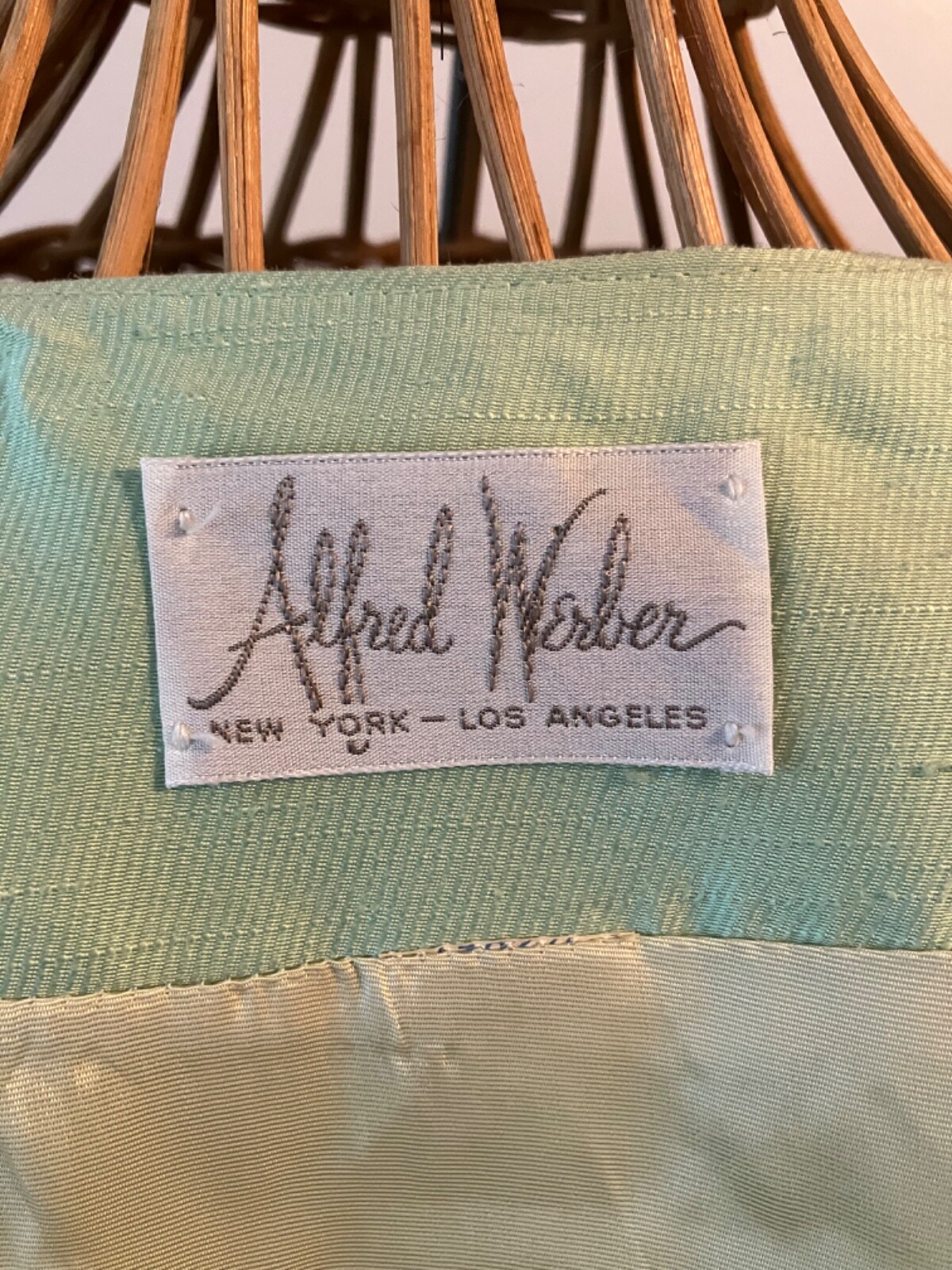 Gorgeous 1960s mint green Alfred Werber lined dress jacket – vintage