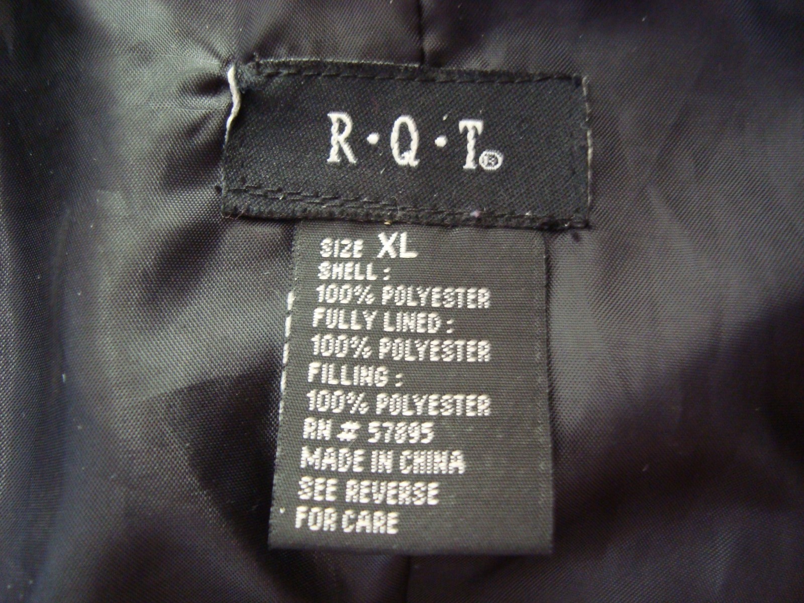 Vintage RQT ART TO WEAR Jacket*Multi Color « Baseball »Polka Dots*XL*Lined*Quilted