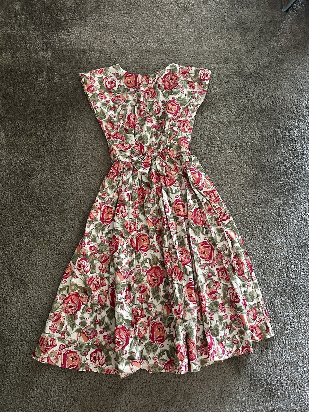 Vintage 1980s Joni Blair Floral Women’s Dress Size 9/M