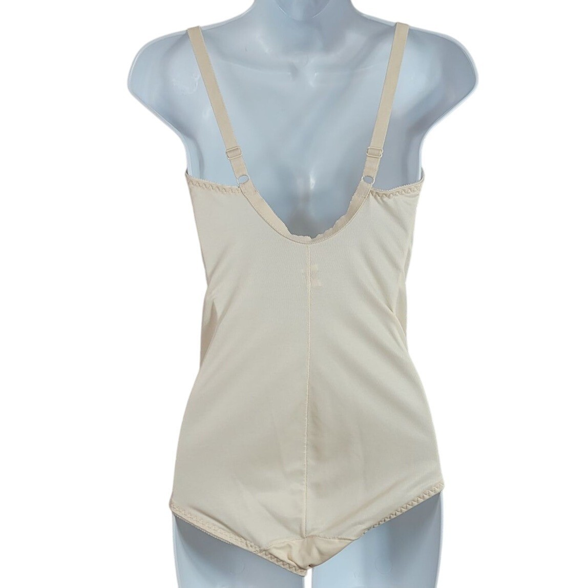Lady Manhattan Wireless Shaper Bodysuit Girdle Tan 36D Teddy Style 5068 Vintage