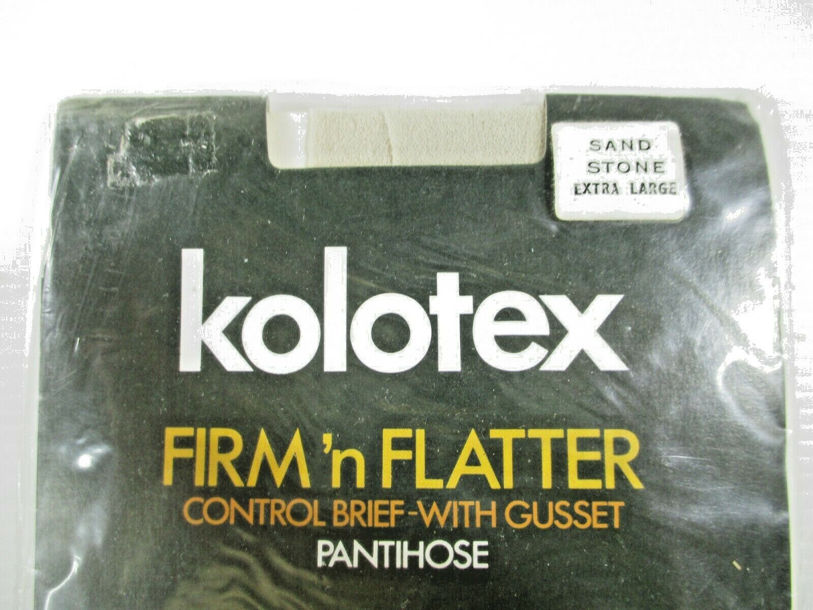 Kolotex Firm N Flatter Control Brief with Gusset Pantihose Sand Stone X- Large