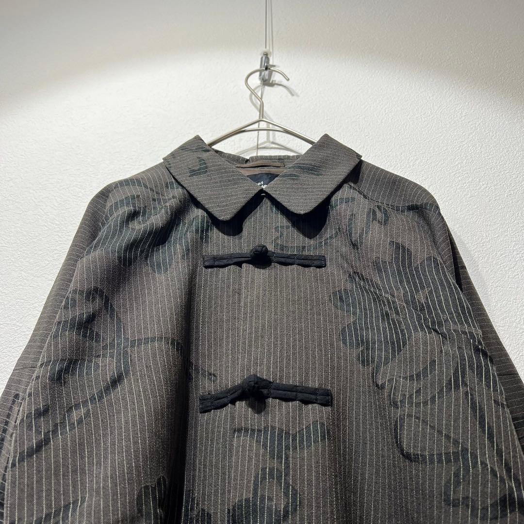 tricot COMME des GARCONS China Jacket 1997 AD Floral Pinstripe Size M Japan Auth