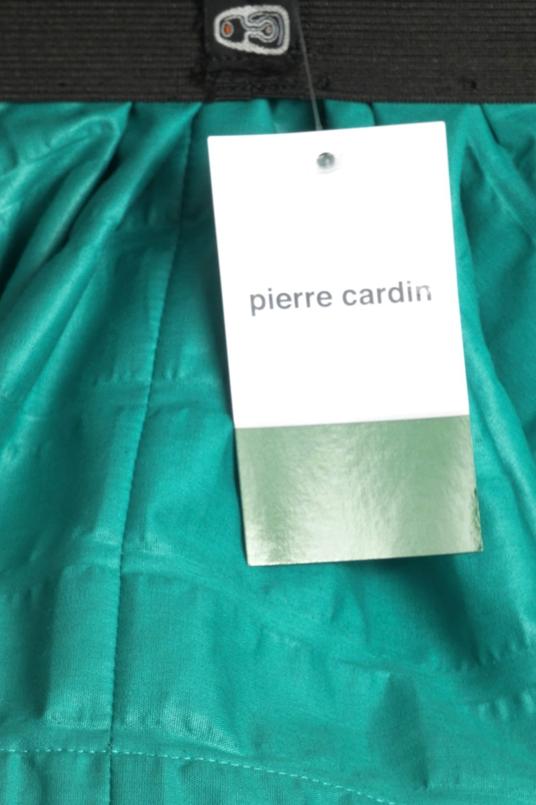 PIERRE CARDIN- 1996 Teal Seersucker Skirt SIze 6