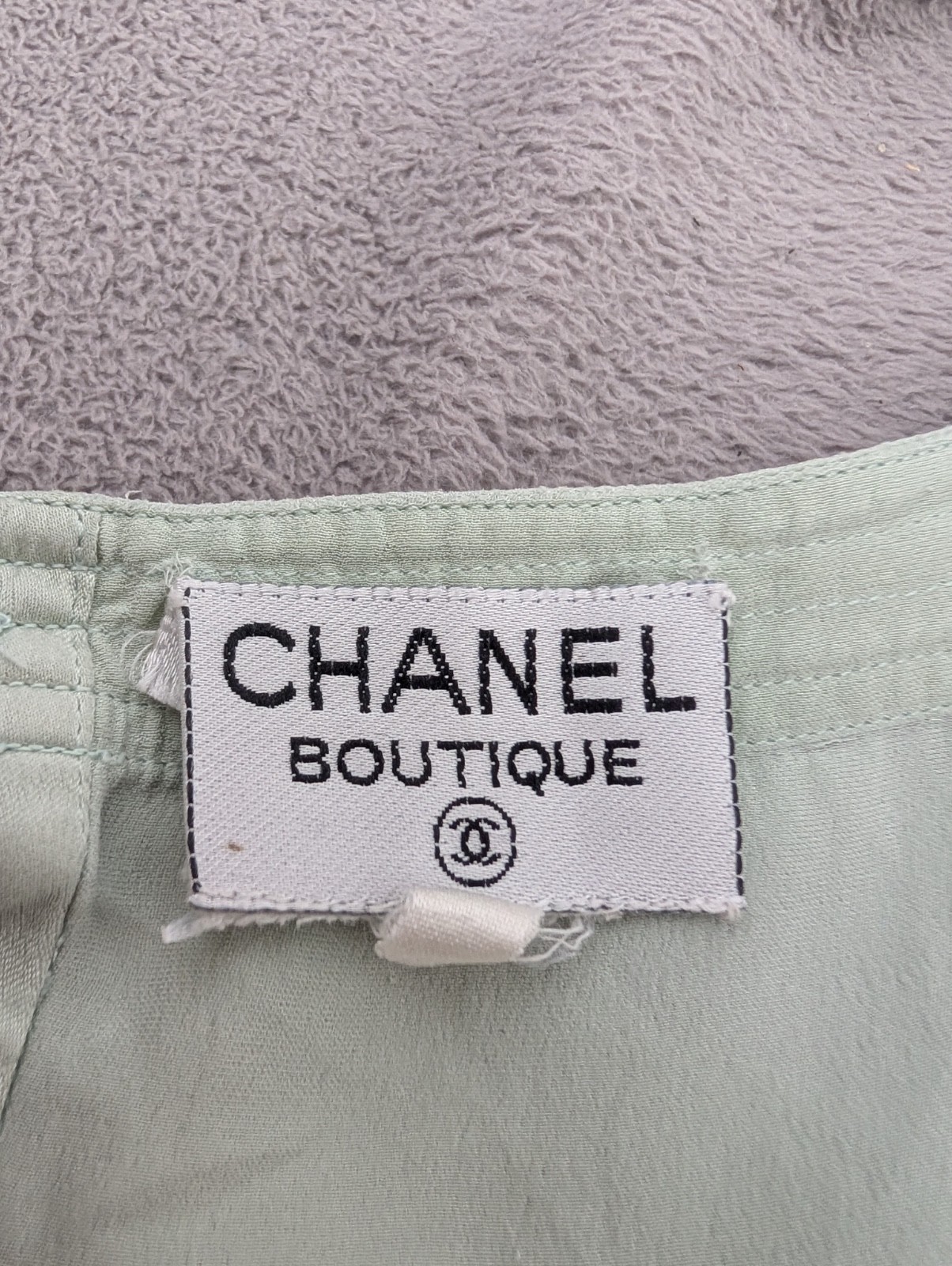 CHANEL Boutique 80-90&rsquo;s CC Gold Buttons Sleeveless Blouse Top Shirt Tank Vest S