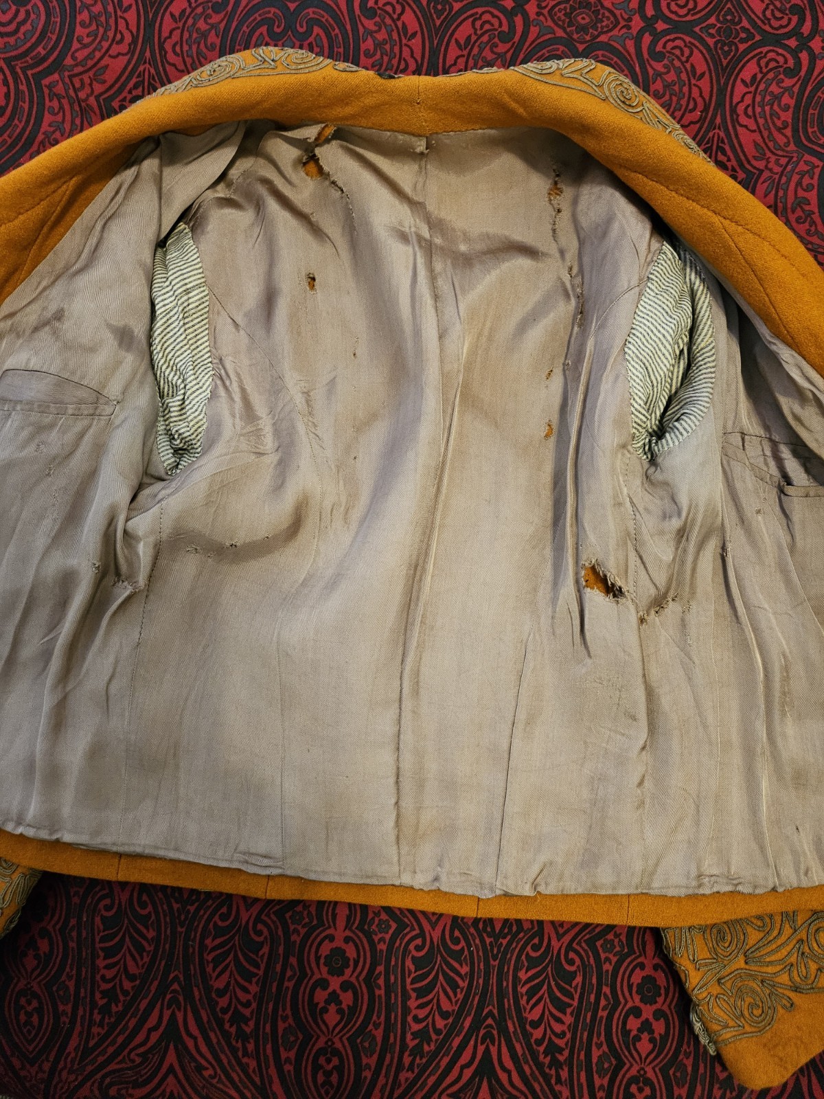 Antique Austrian Tyrolean Wool Festival Jacket Rare
