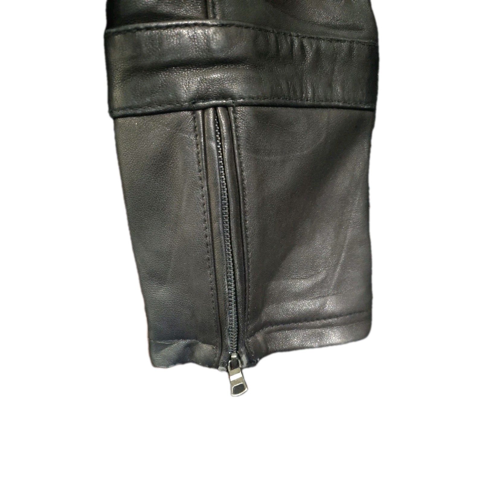 Gallery Lamb Skin Leather Jacket Size Petite Medium