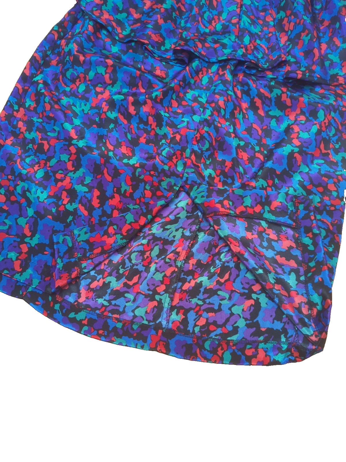 Shelly Michaels Vintage 1980&rsquo;s Colorful Dress Sz 7/8 Small, Fitted
