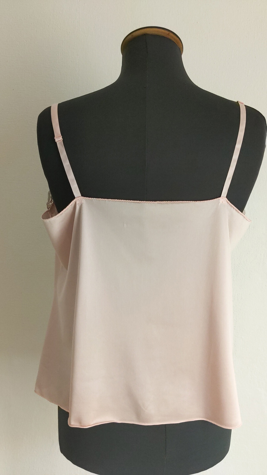 VINTAGE Perlon/Nylon Undershirt Nightgown Top 50s-60s Size 38 (EU 42/44) U.S.A