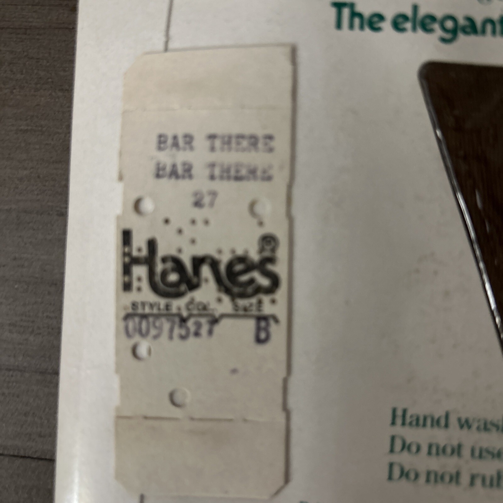 Vtg Hanes Under Statement Tummy Control Leg And Panty Color Barely There Size B