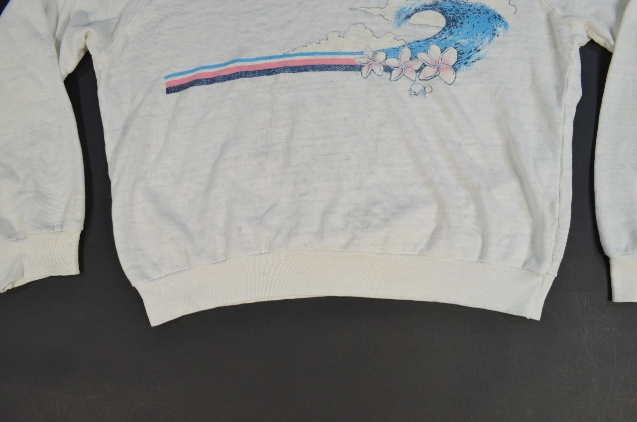 VTG Ocean Pacific Sunwear Lightweight Thin Cropped Pullover OP Medium Shirt
