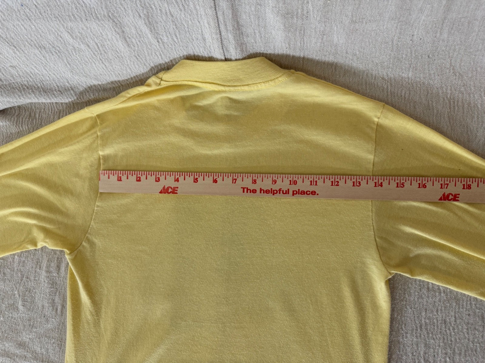VTG 80s Graphic Tee long sleeve single stitch yellow Screen Stars Running 1984