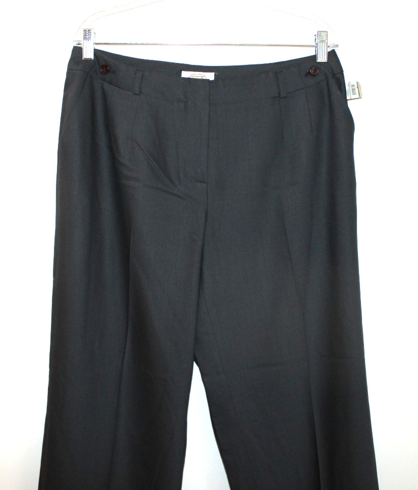 Talbots Woman Petites 100% WOOL PANTS 12 P Japan Italian Fabric NWT 1990&rsquo;s