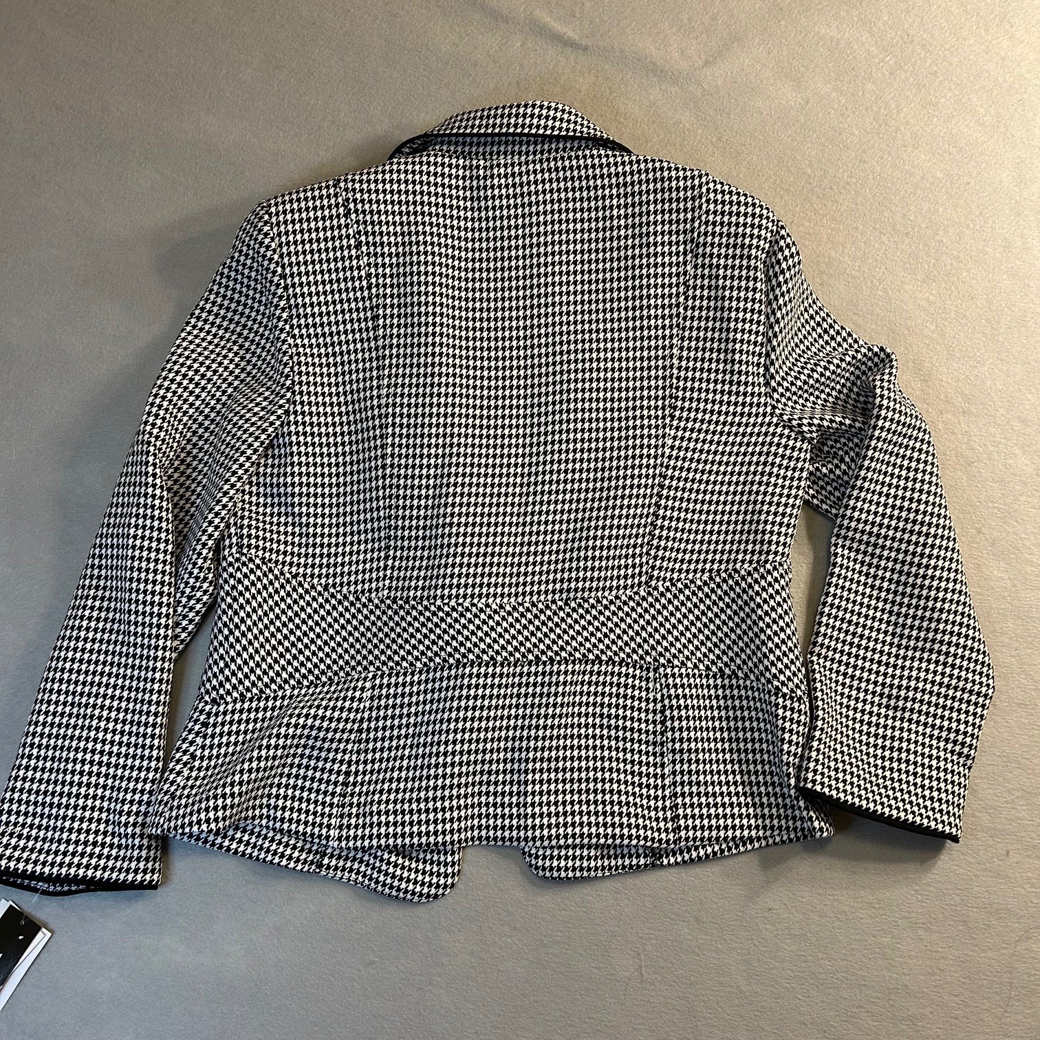 Vintage NWT Petite Perceptions Women’s 12 P Blazer Suit Jacket Houndstooth Work