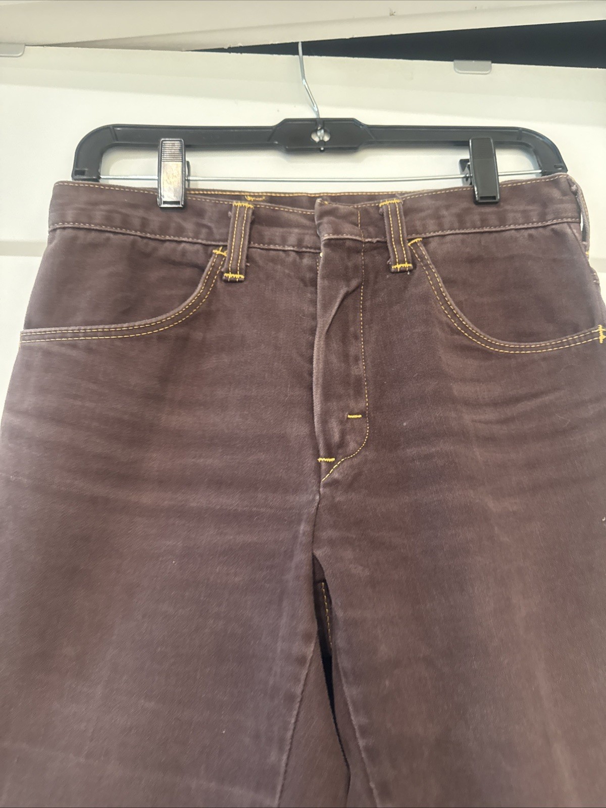 Vintage Brown Flare Leg Pants/Jeans See Description