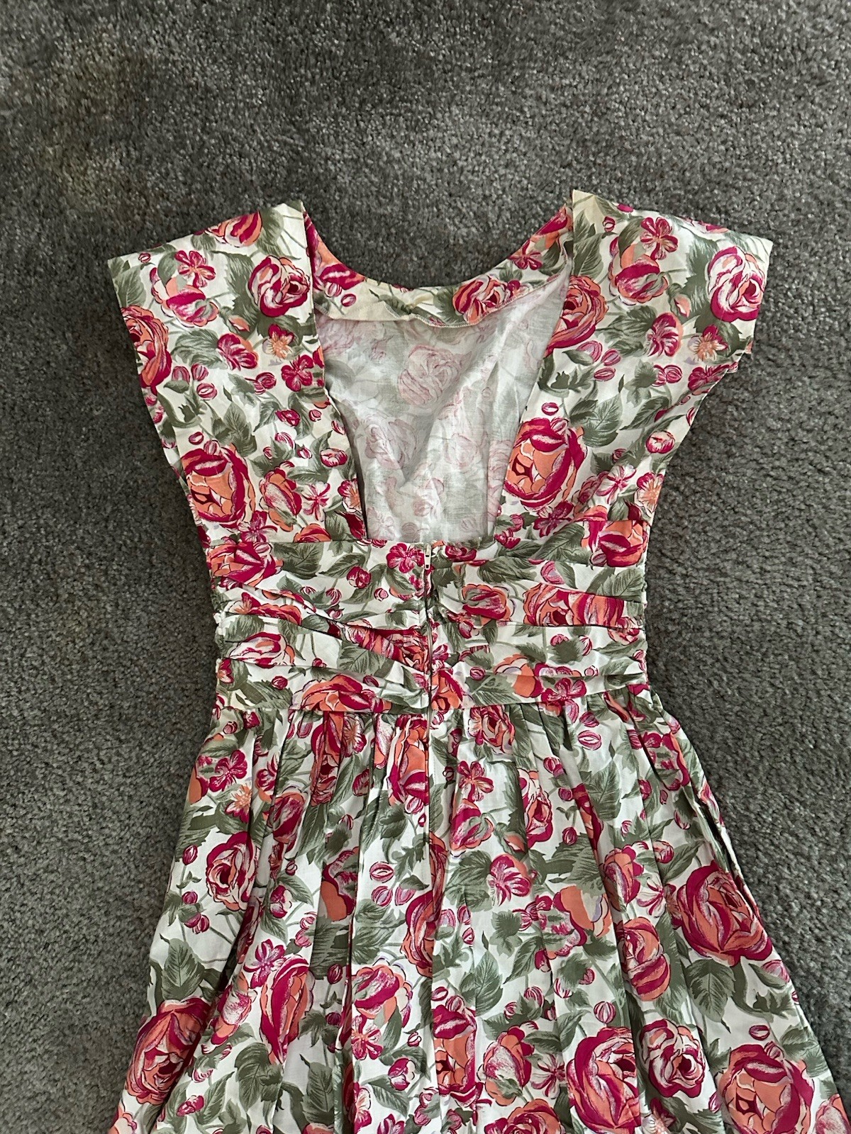 Vintage 1980s Joni Blair Floral Women’s Dress Size 9/M