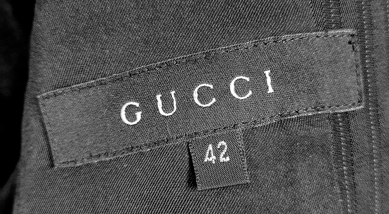 GUCCI Tom Ford 2004 Black Wool Silk Slim Blazer Jacket US 6 IT42 Y2K Glam Italy