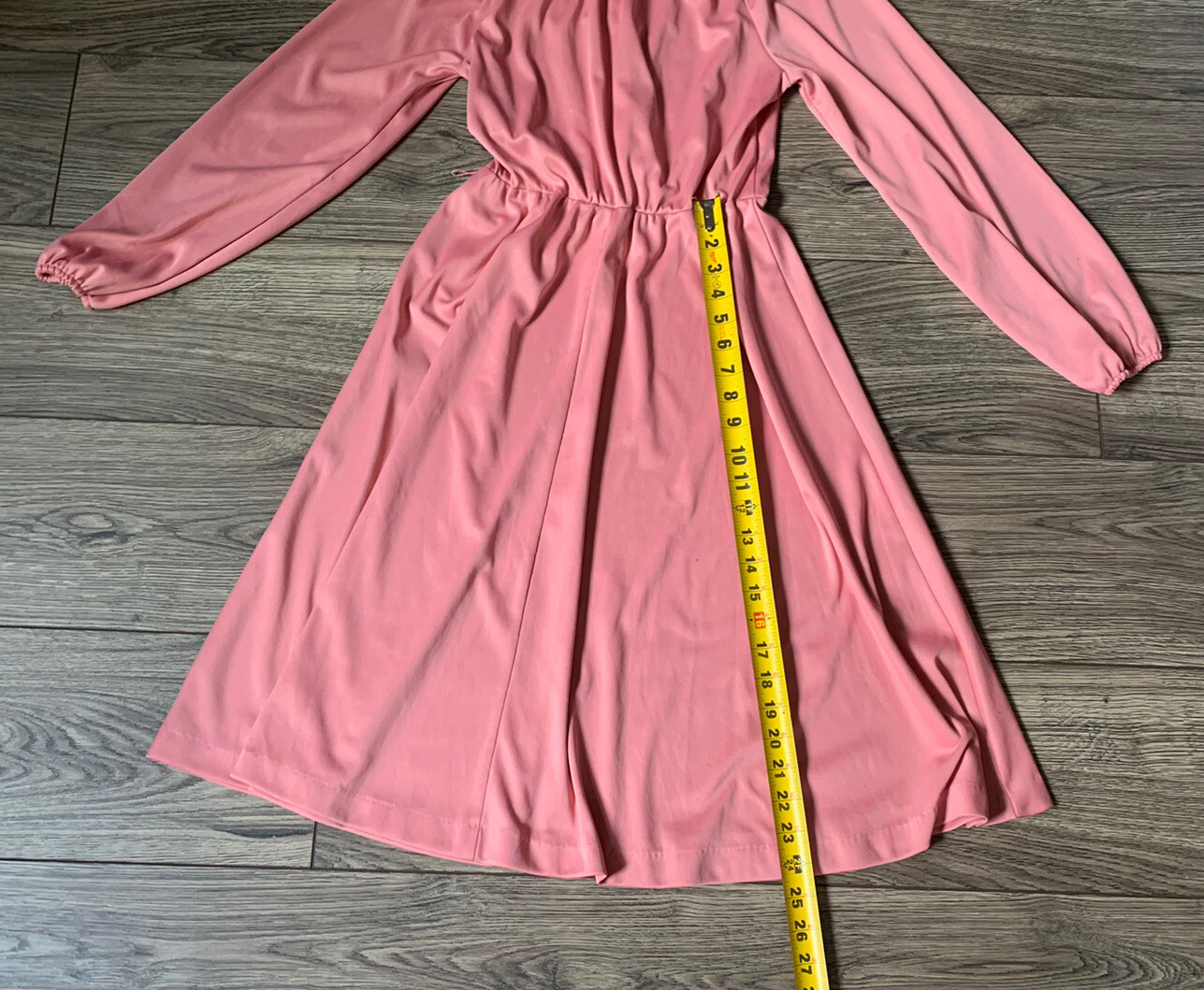 VINTAGE SEARS POLYESTER COTTON CANDY PINK WOMEN’S DRESS SIZE 8P