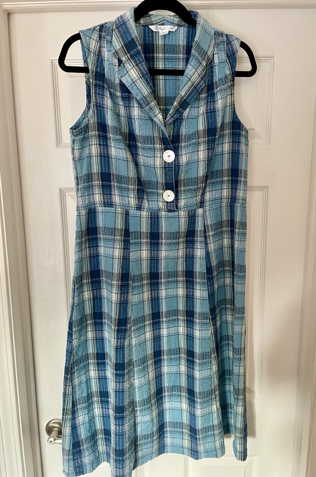 Vintage 1950’s Cotton Seersucker Ladies Dress