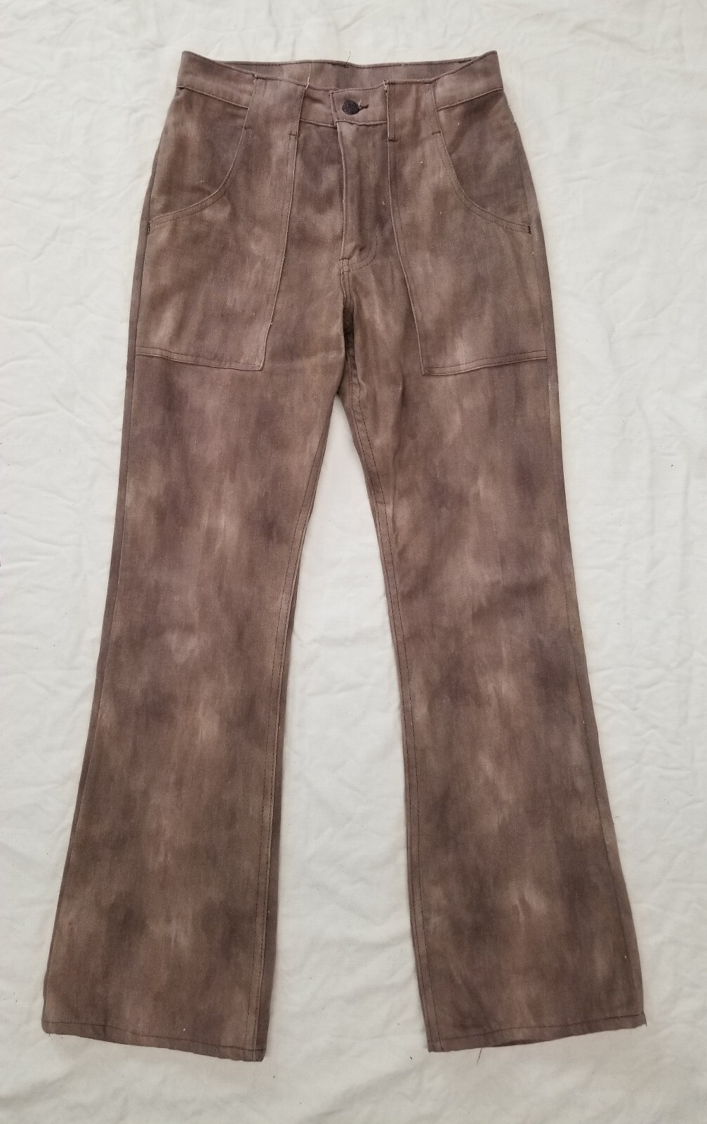 Vintage Levis White Tag Big E Cargo Bush Pants Brushed Cotton Jeans 28×29.5
