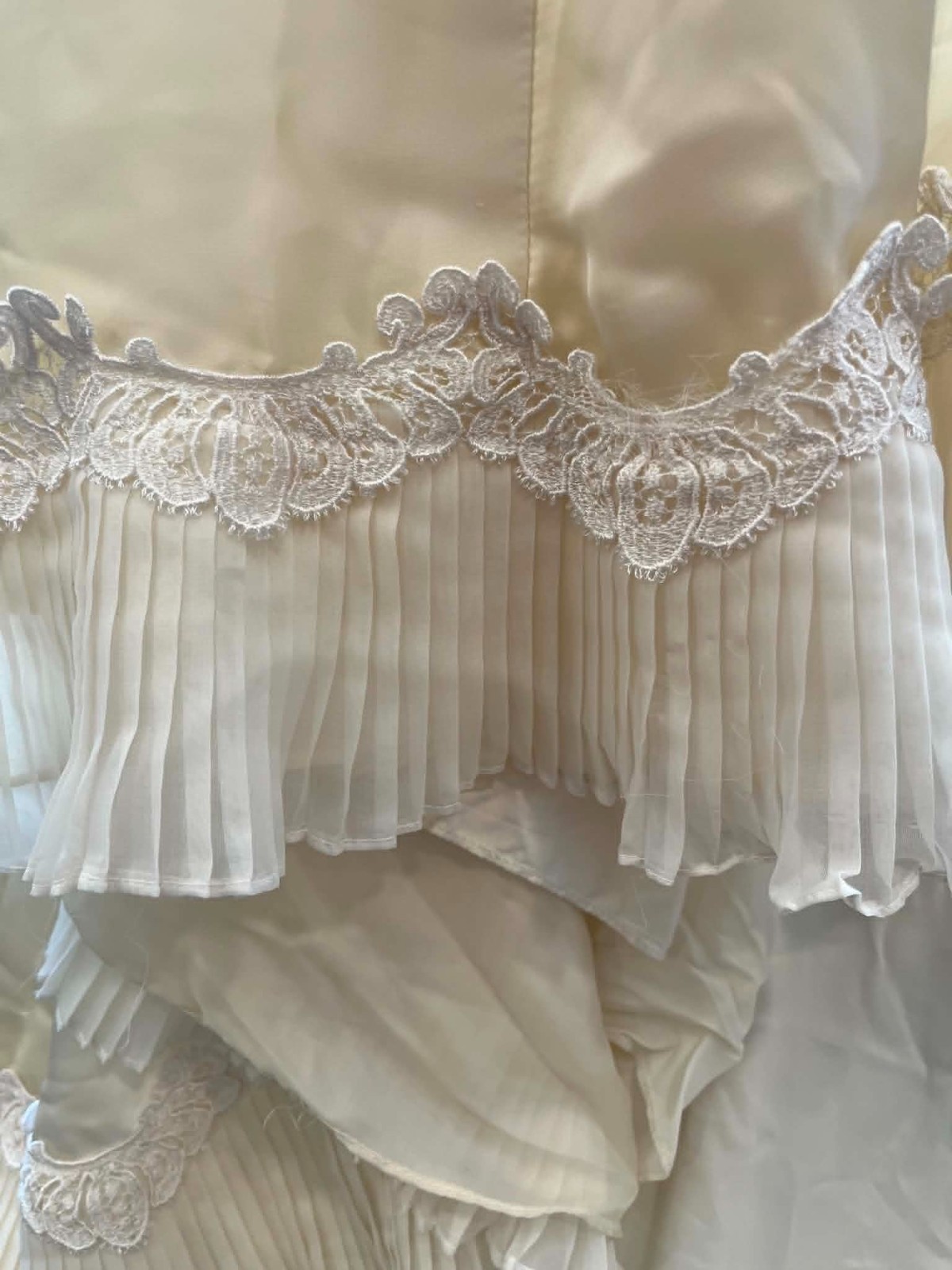1970s William Cahill California Wedding Dress XS/sz 0, Cream Color