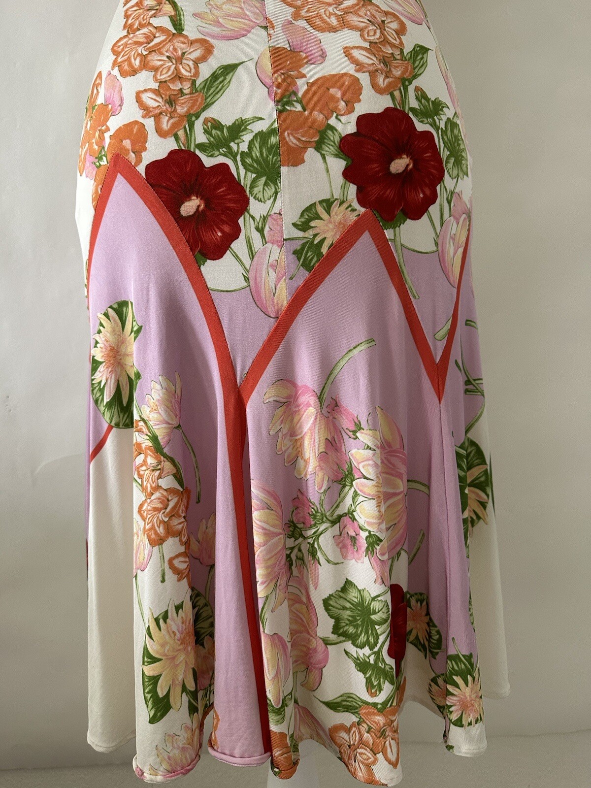 Vintage Versace Early 2000’s Halter Dress Floral New York Fashion Bratz Fairy 38