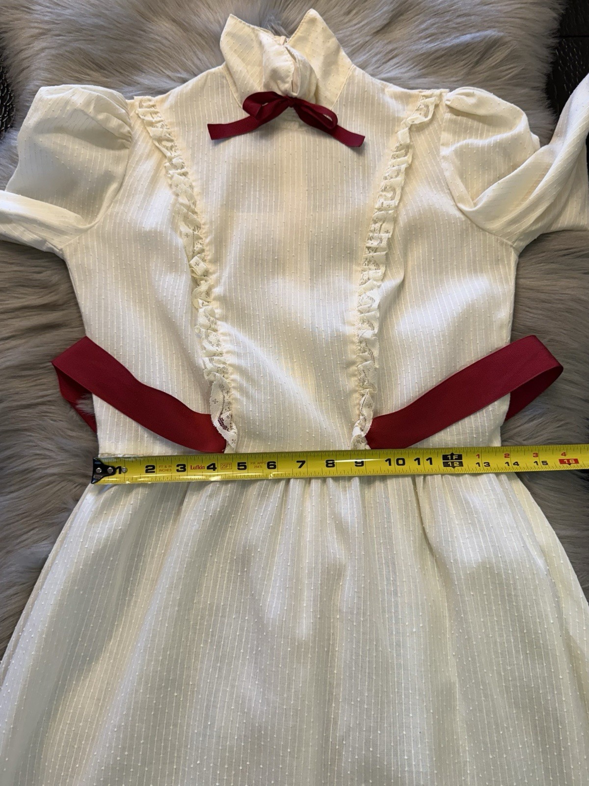 Authentic Foxy Lady San Francisco Vintage Prairie Dress Size Small Rare 60s 70s