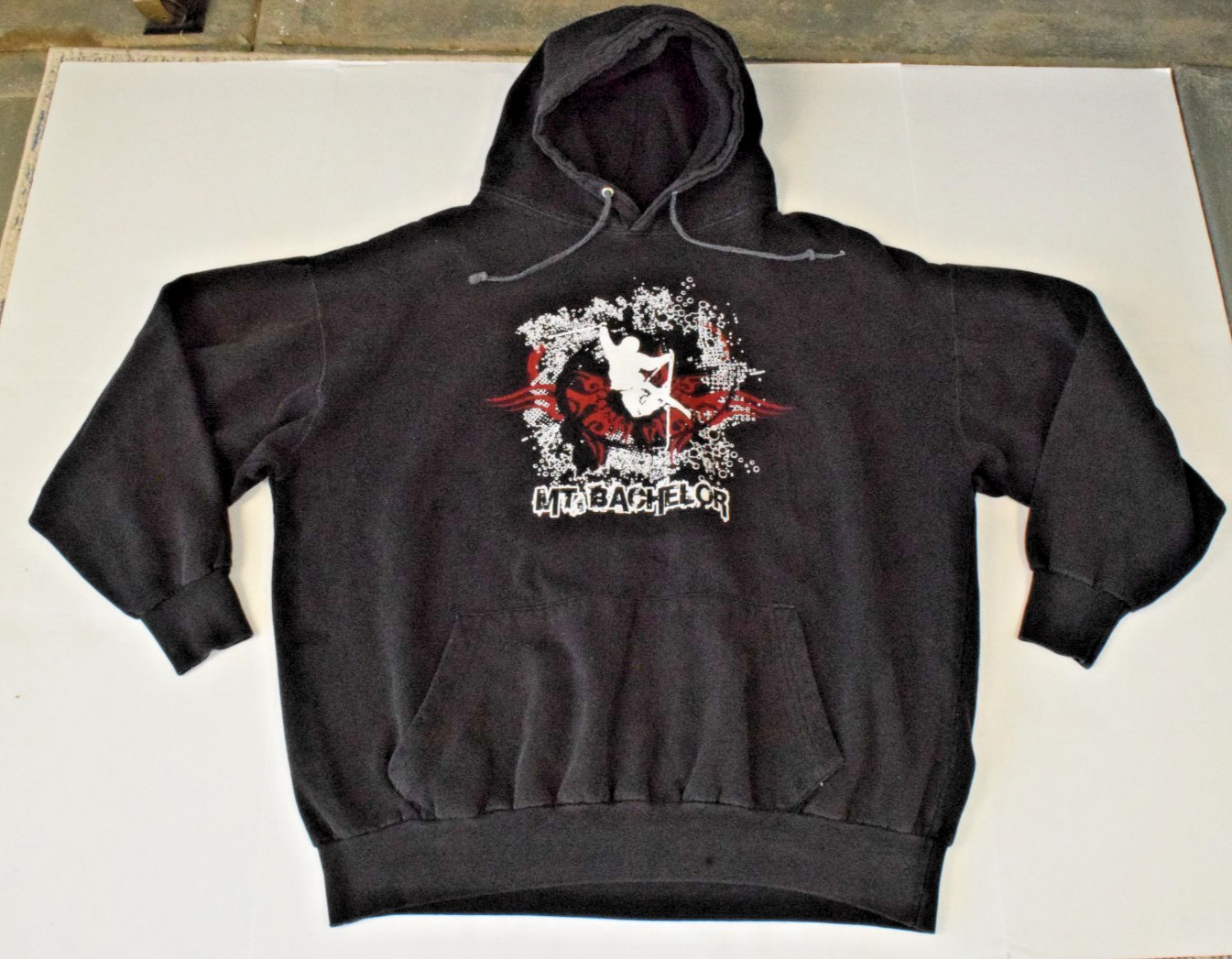 Vintage Sweatshirt Life Authentic Apparel Size XXL Y2K Mt Bachelor Snowboarding