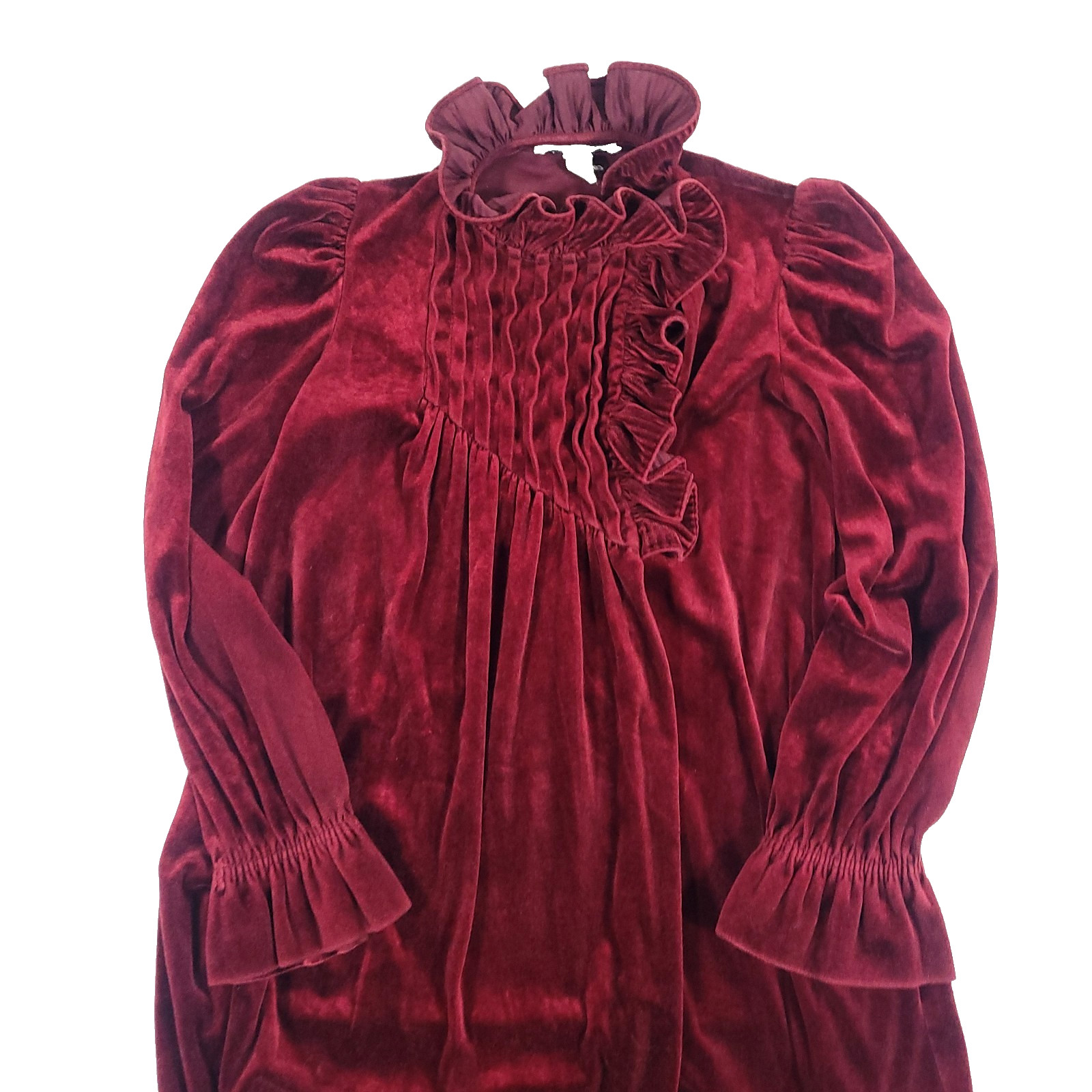 Velvet victorian goth maxi Nightgown Gilligan O&rsquo;Malley M Pet Coquette vampire