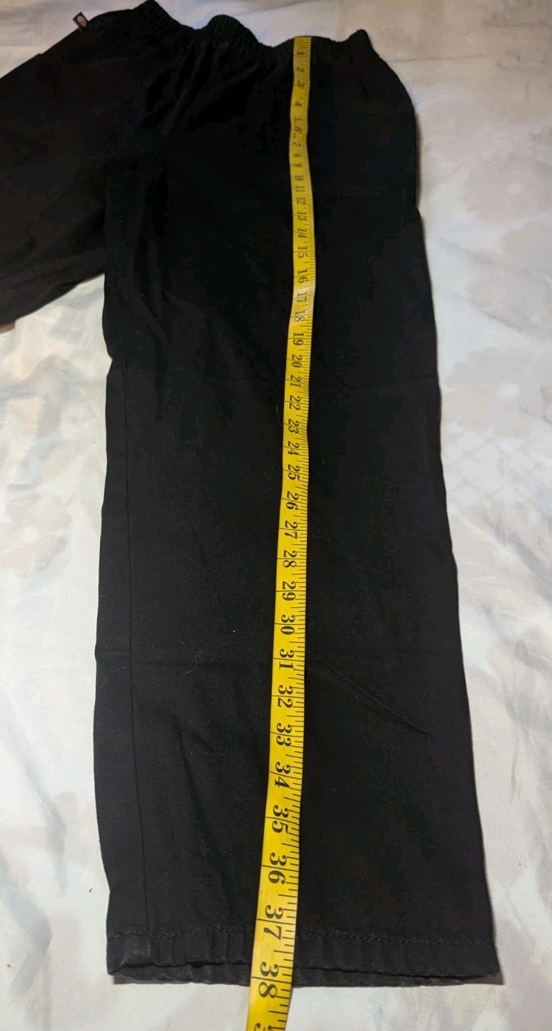 NOS MISSION BLUES 100% Cotton Black Pull On Pants Women&rsquo;s Size 12 Short PETITE