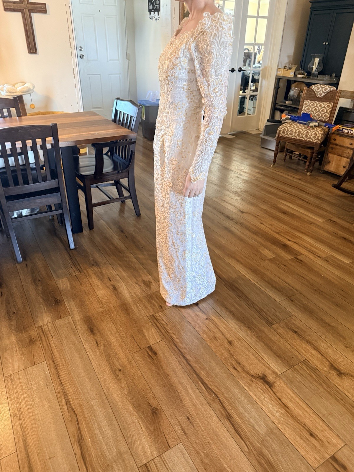 1980s wedding dress vintage See Description For Measurements