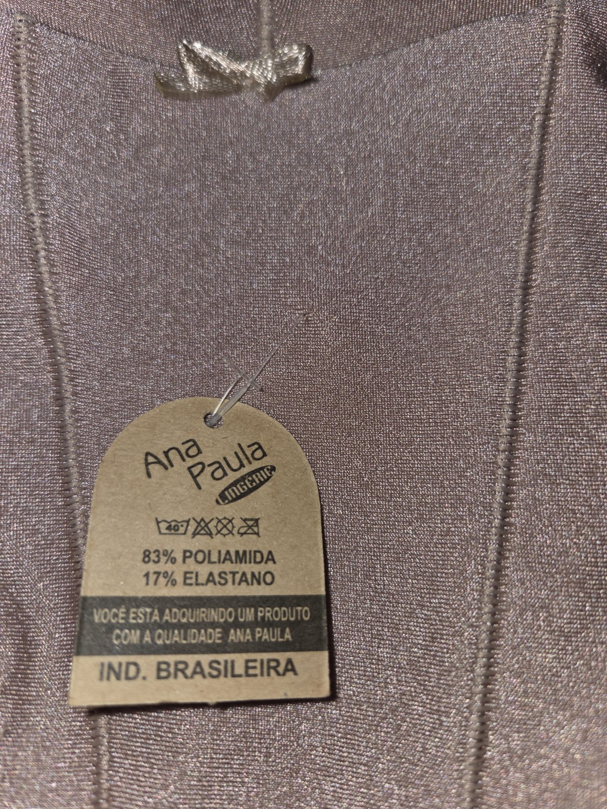 NWT Vintage Beige Ana Paula Lingerie Hicut Panty Medium Large See Pics