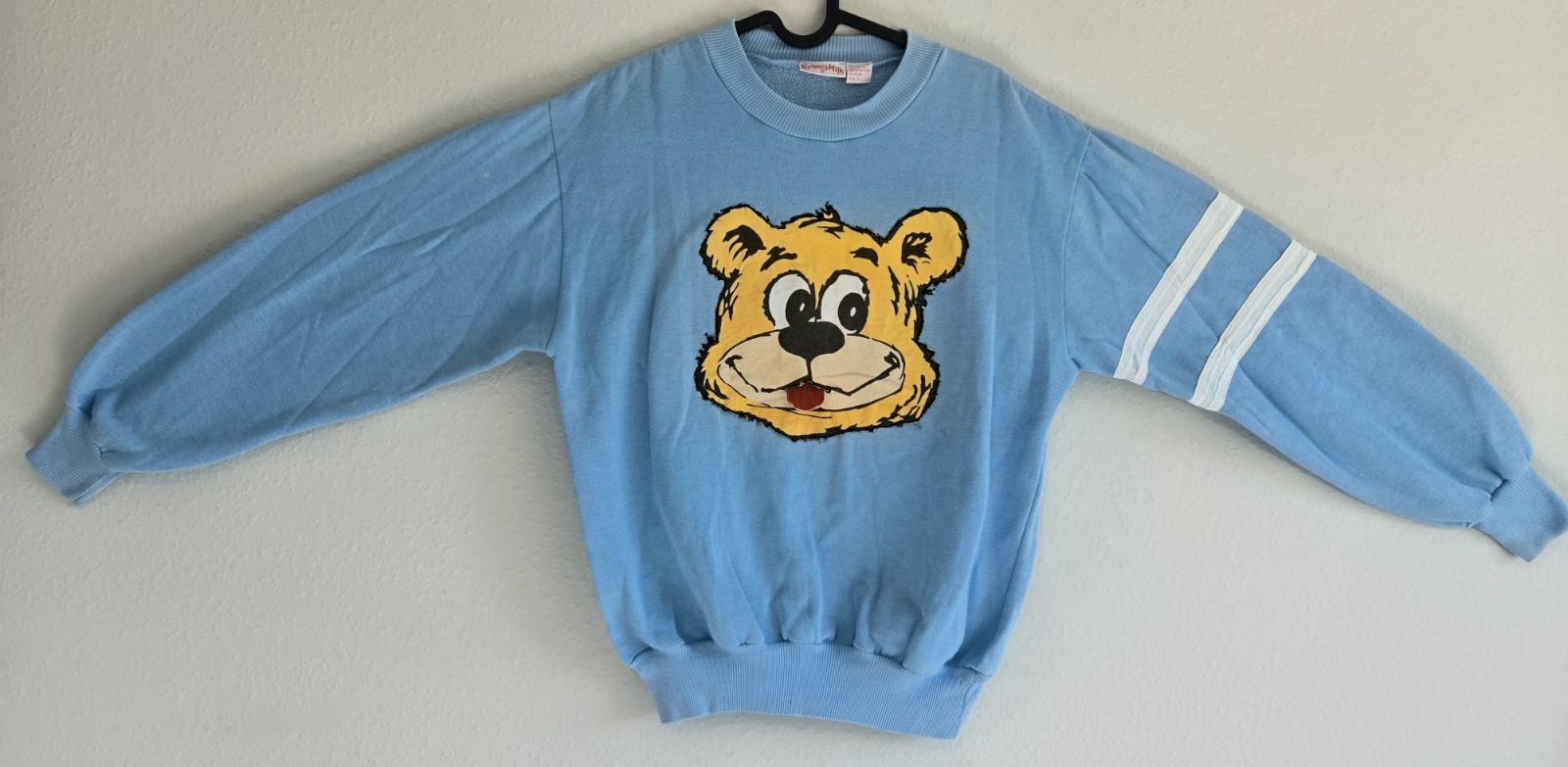 Vintage UCLA Go Joe Bruin Nutmeg Mills Sweatshirt Bear Mascot Pull-Tongue RARE