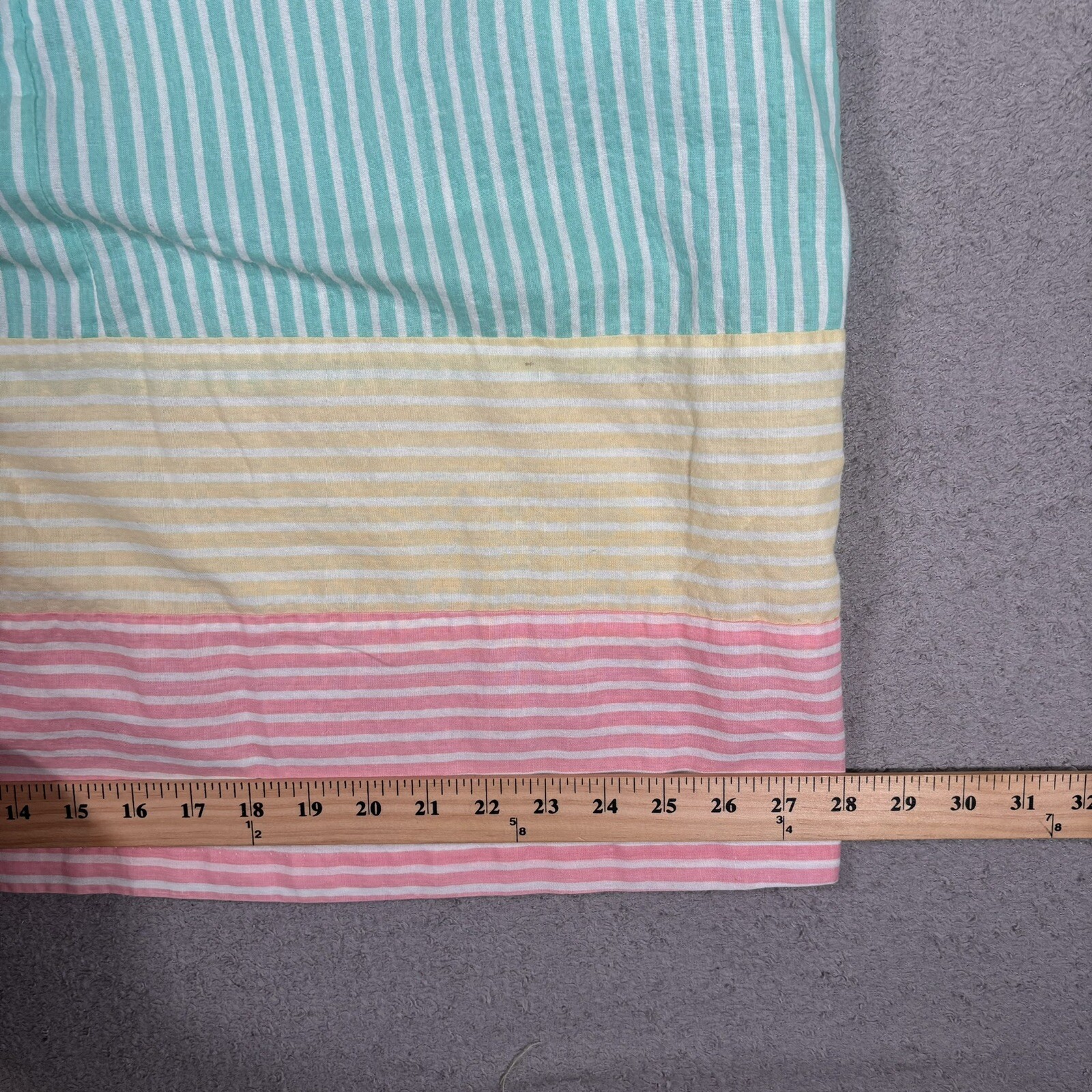 Vintage House Dress Pastel Color Block Bright Mumu M/L Relaxed Fit Knee Length