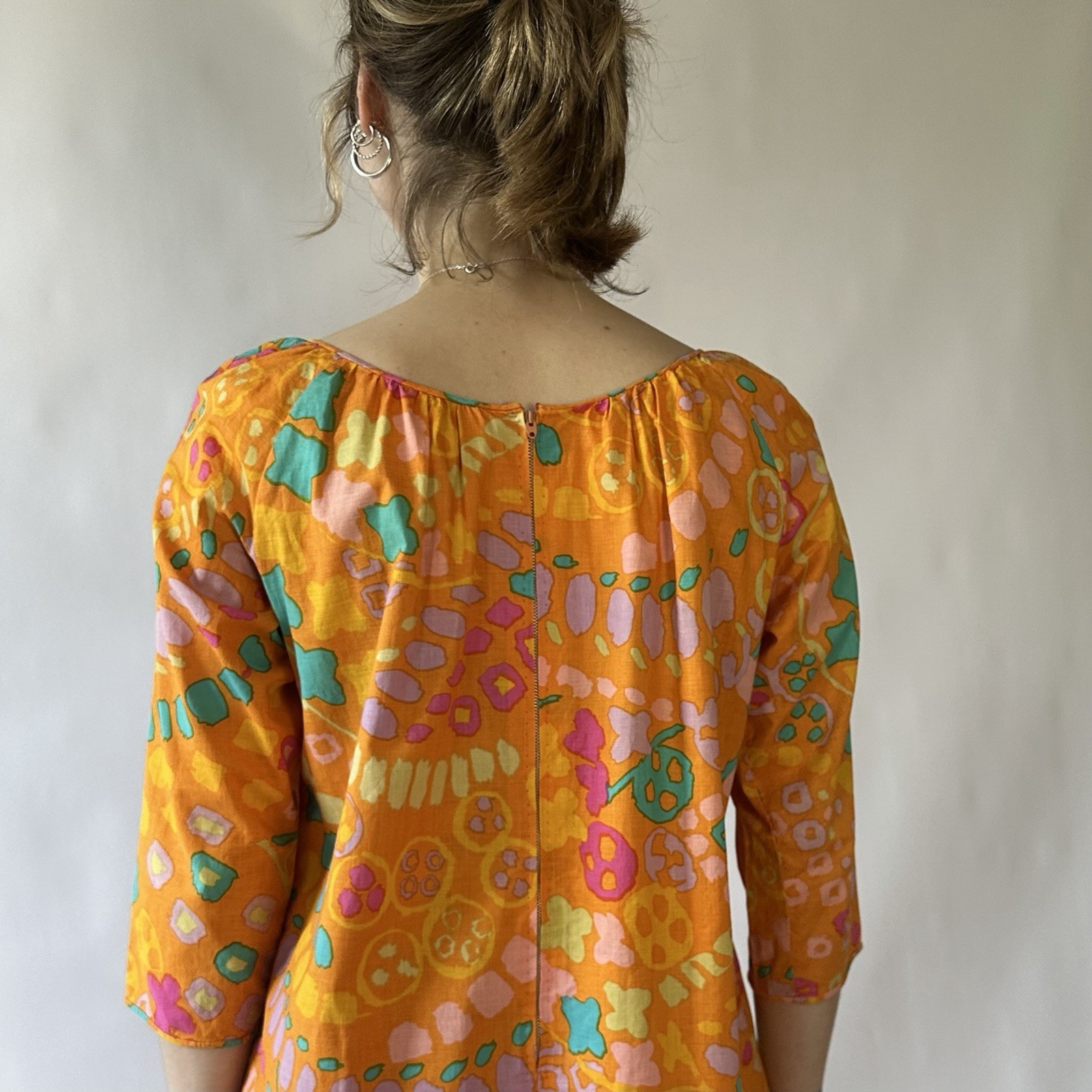 60s Mod Cotton Shift Made in England for Lord & Taylor The Country Clothes Shop