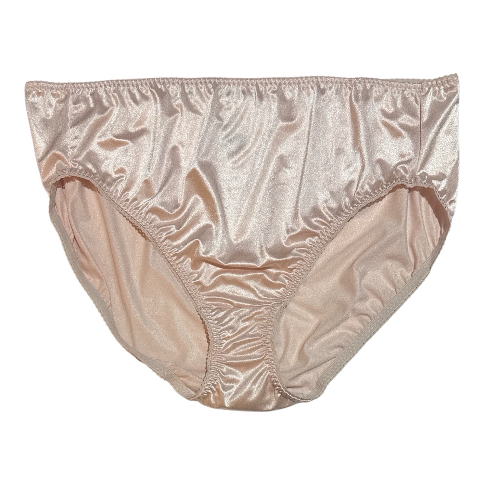 Vanity Fair Second Skin Panties 48301 Liquid Smooth Satin Hi-Cut Women’s 12/5XL