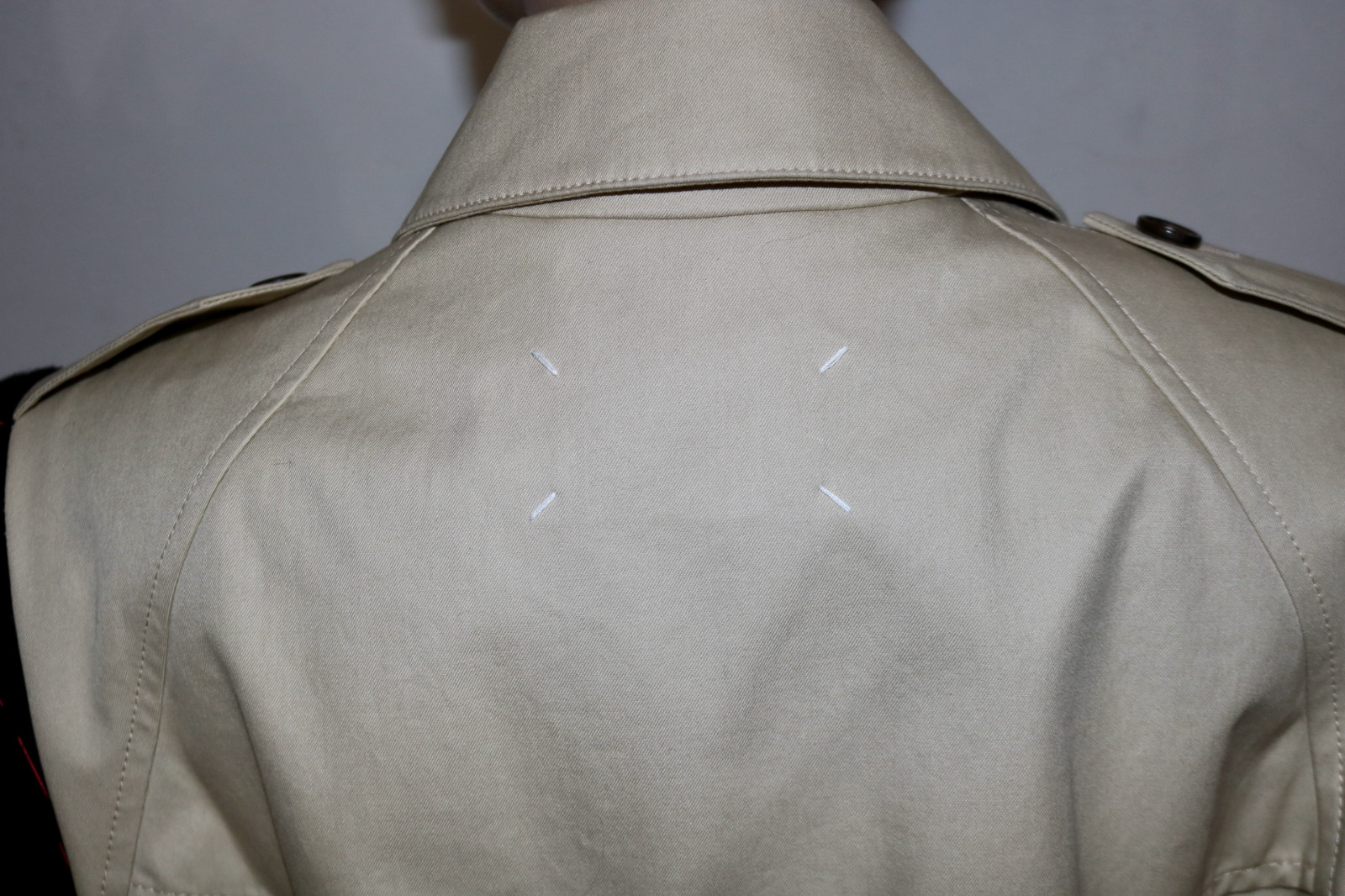 Maison Margiela line 4 work in progress belted trench coat 46
