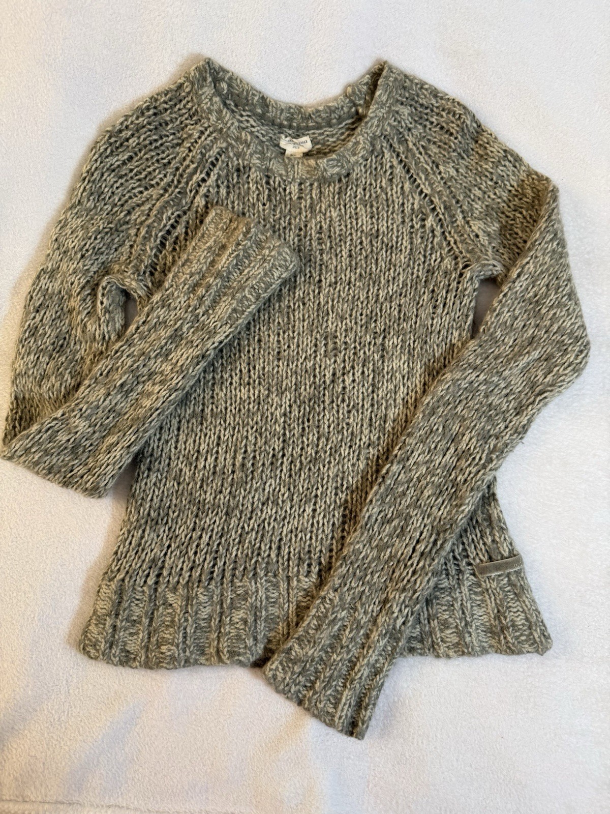 Vintage 90s Y2K American Eagle Outfitters Angora Blend Sweater AE Layer Knit