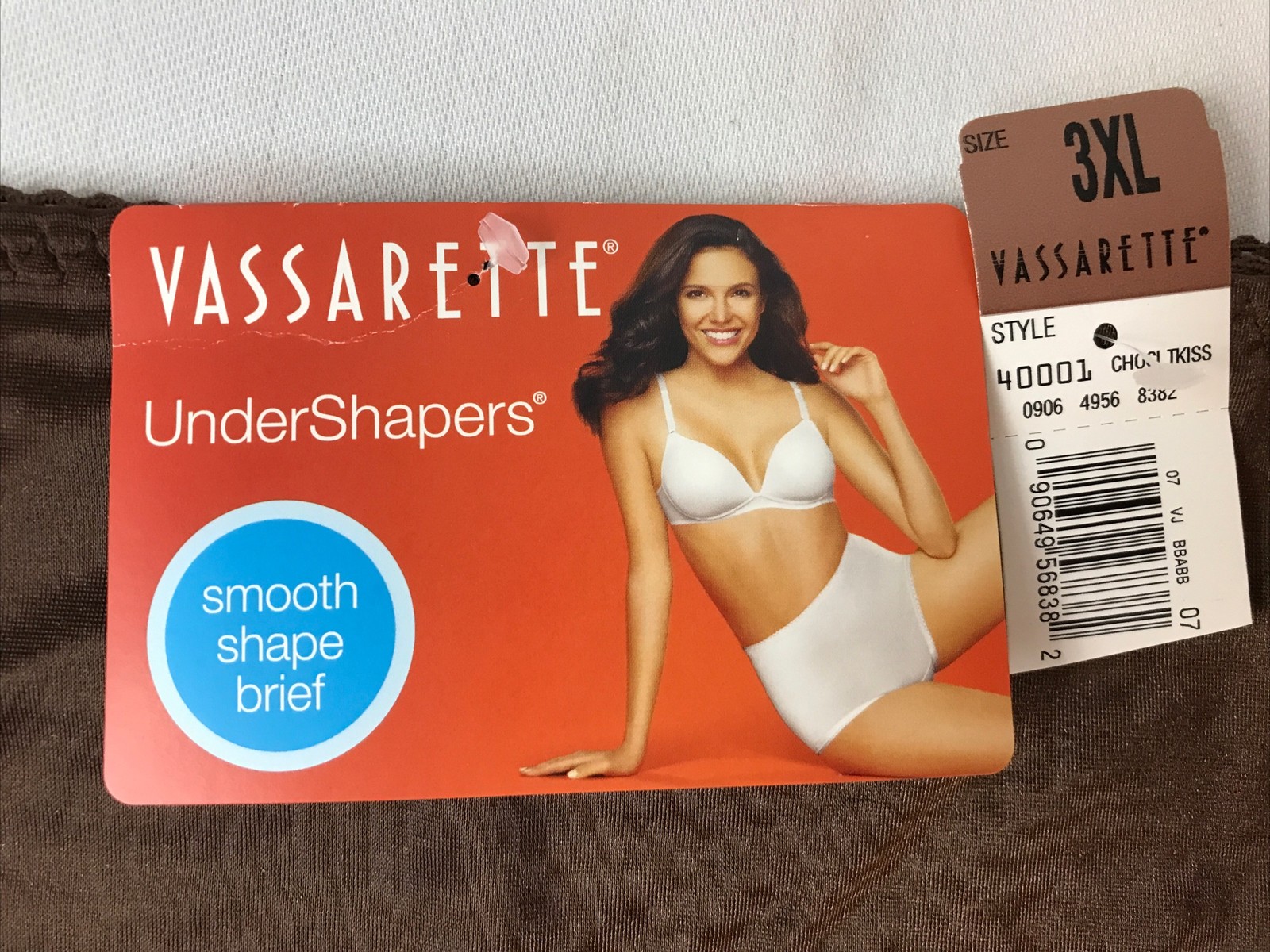 3X Vassarette Undershapers Light Control Panties Second Skin Satin NWT c