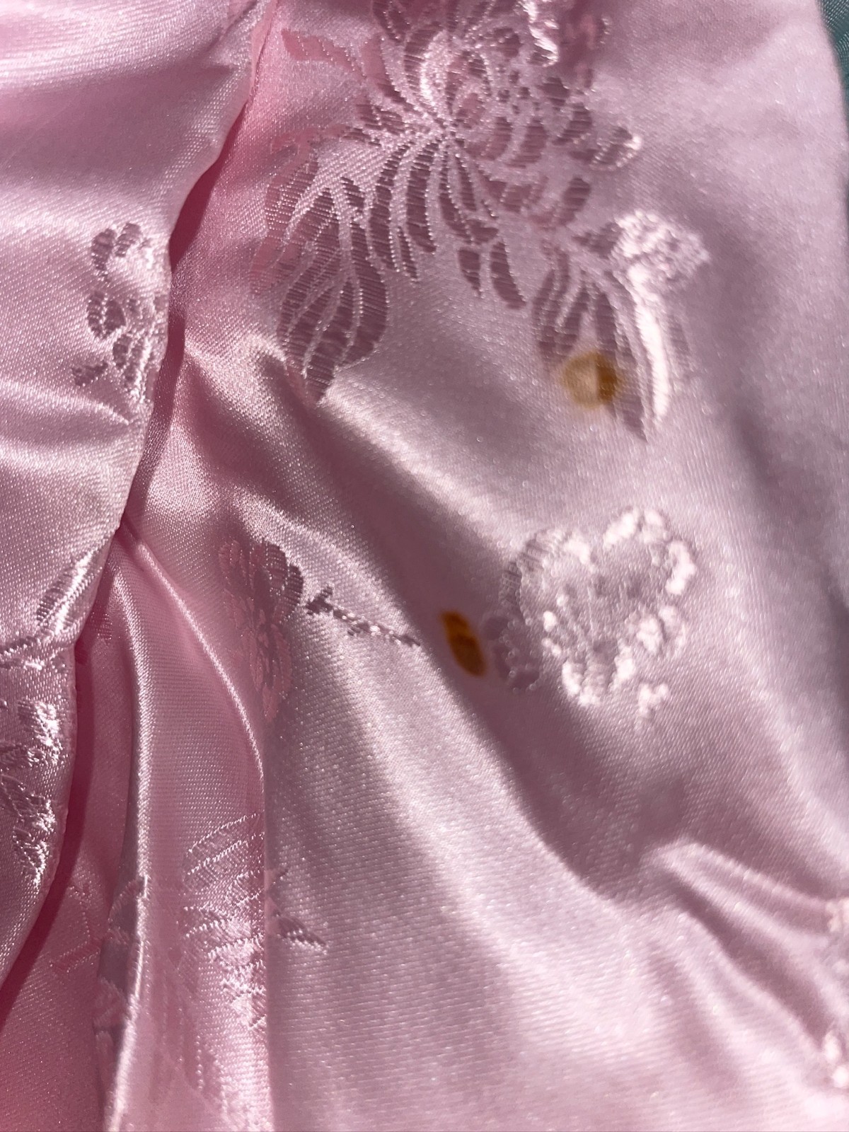 VINTAGE CHINESE SILK BROCADE LONG ROBE by Double Peach China