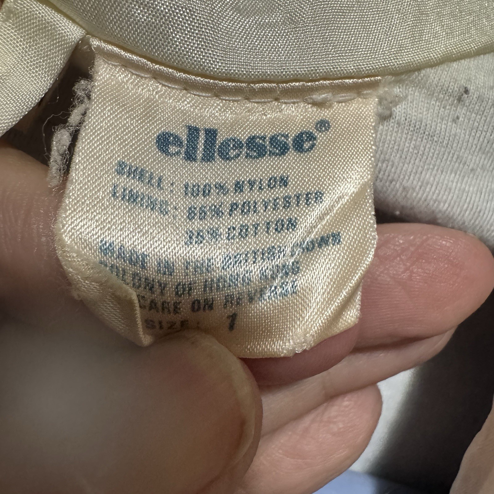 Ellesse Windbreaker Jacket Women&rsquo;s Size 1 Colorful Vintage 1980s SEE DESCRIPTION
