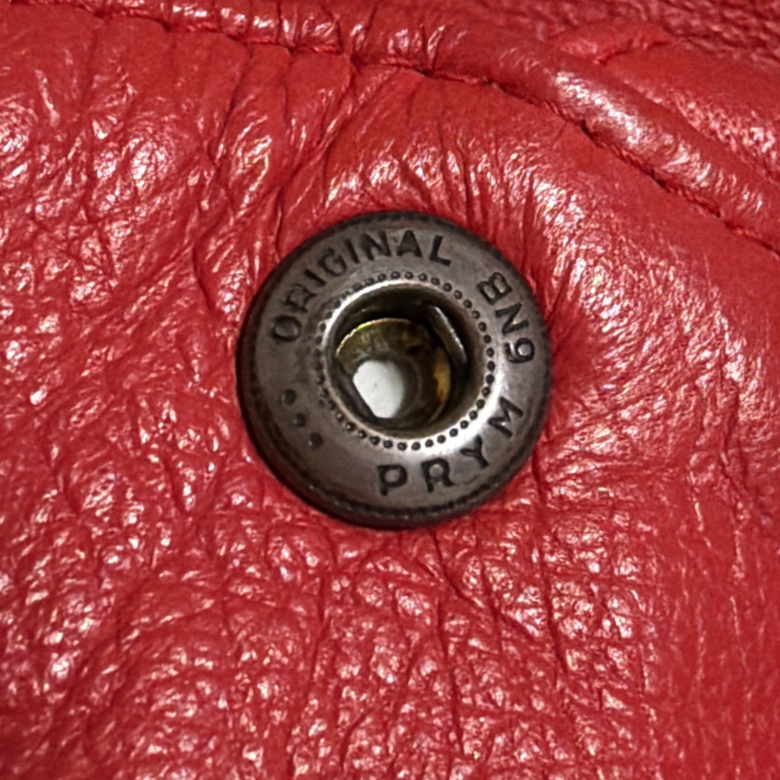 Leather Vintage 1980s Red Jacket size 10/12