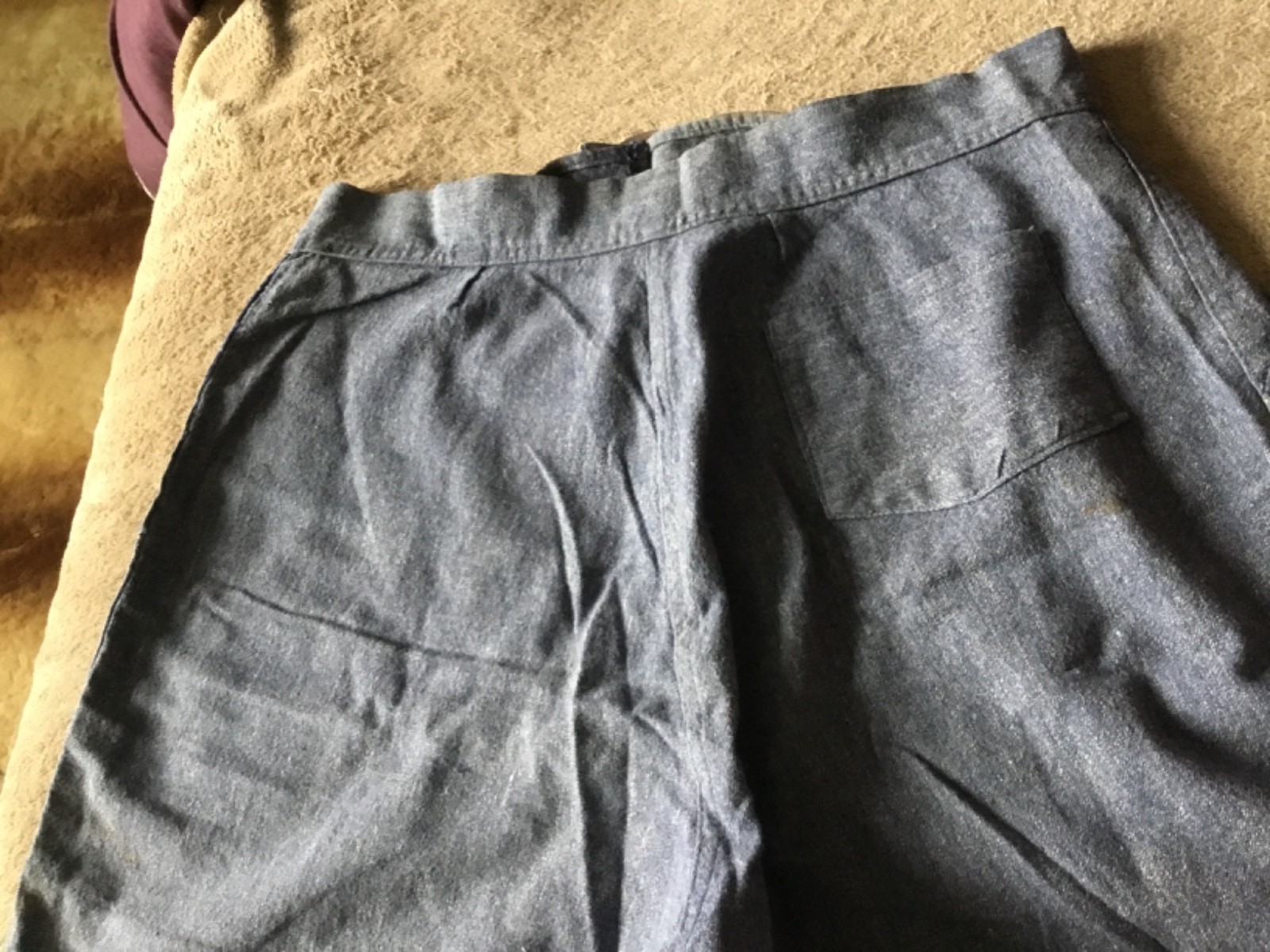 Original 1930’s – 1940’s blue Cotton summer beach shorts 28’’waist