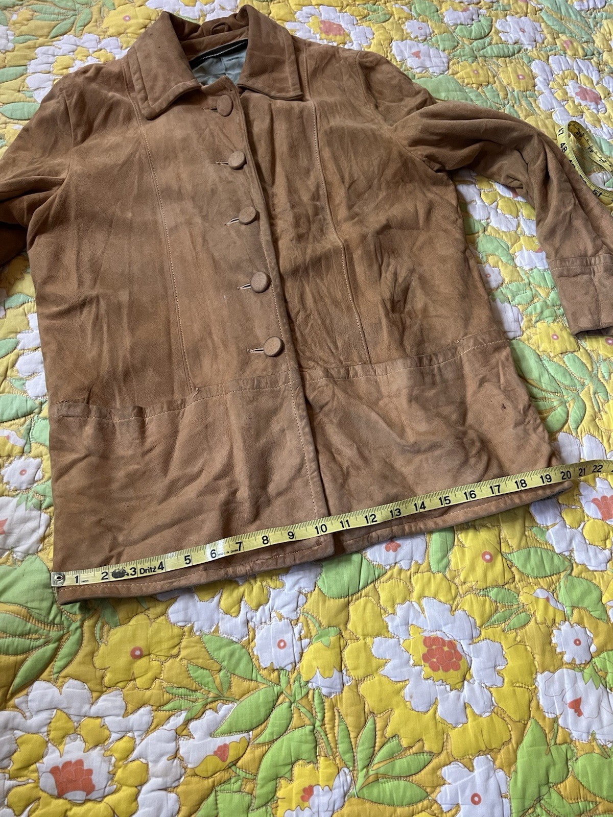 Vintage 60s Buckskin Suede Leather Jacket