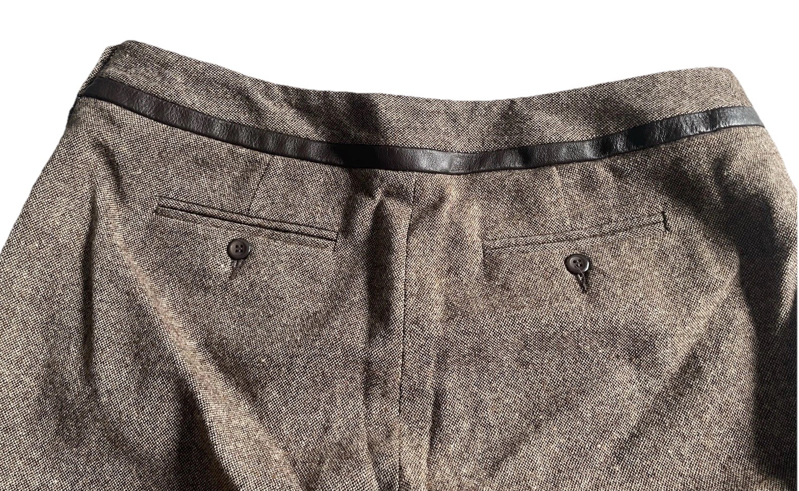 Vintage Womens Pendleton Wool Dress Pants Trousers Brown Size 8 Inseam 29” USA