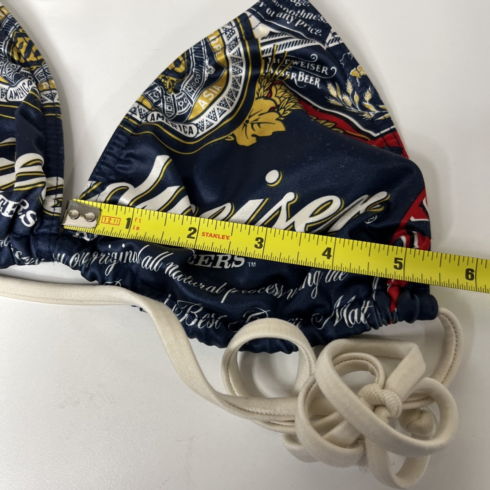 Budweiser Swim Suit Bikini 2002 Women&rsquo;s Vintage Size Medium