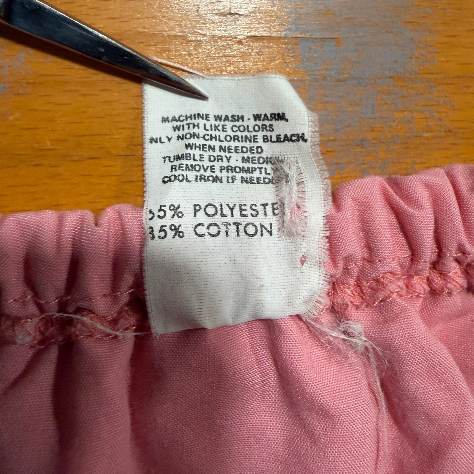Malco Modes Mauve Pink Off Shoulder Ruffle Blouse Vintage 80s M Ren Fair Cottage