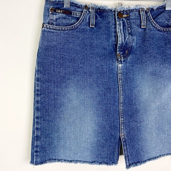 l.e.i. Y2K Denim Jean Mini Skirt