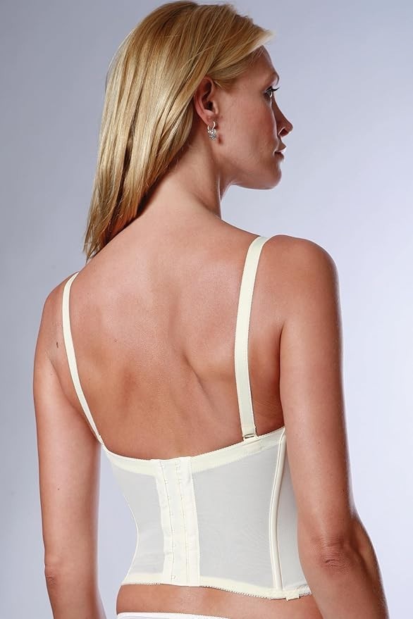 NWT Dominique 8739 BLACK Lace CONVERTABLE Bustier Bridal Corset Merry Widow 40C